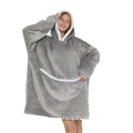 warm and cozy tv hoodie blanket sweatshirt